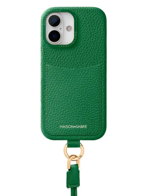 MAISON de SABRÉ sling iPhone 17 case Green SPC17