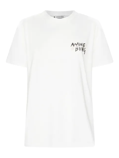ANINE BING rear-lettering T-shirt White A0812056