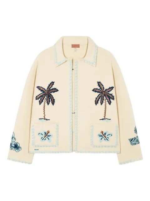 Alanui Remember Me jacket Neutrals LWHQ01BR26KNI0011784