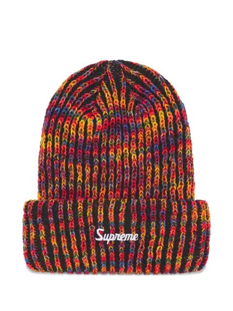 Supreme loose gauge beanie hat Black SU26319
