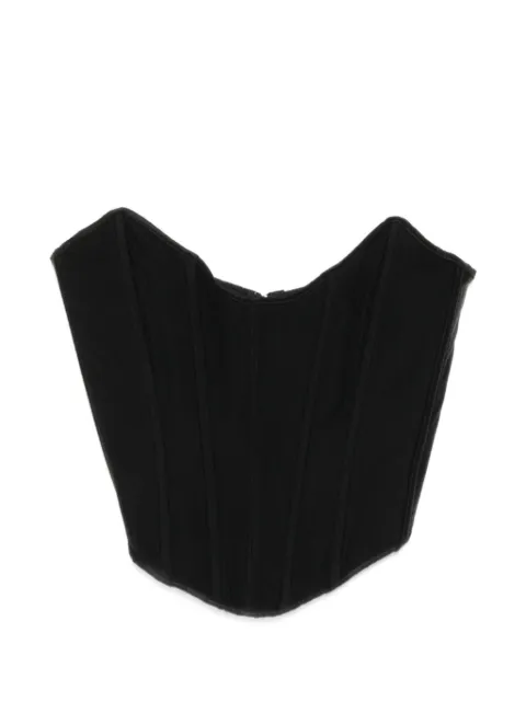 Kiki de Montparnasse tuxedo corset Black H251CR043