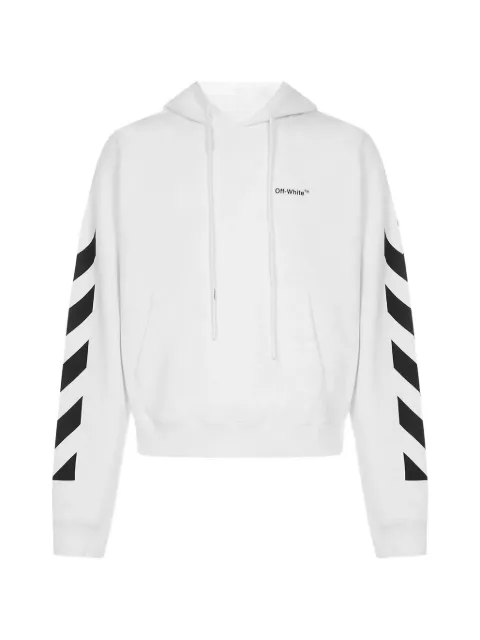 Off-White Diag-stripe hoodie White PRQ1GWNG