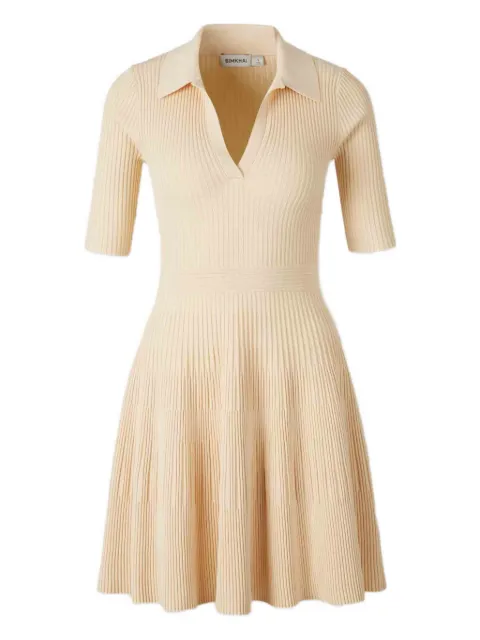 SIMKHAI pleated collared dress Neutrals SI1044KPATRICIAPOLO