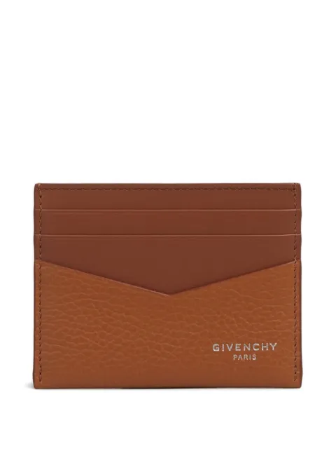 Givenchy grained-leather card holder Brown BK6099K21M