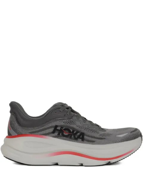 HOKA textured lace-up sneakers Grey 1162011