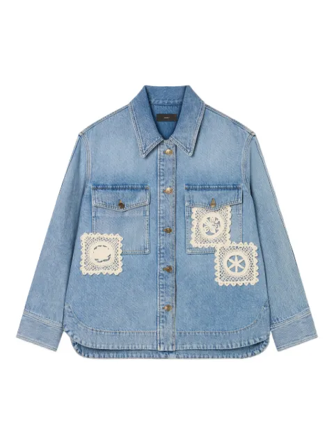 Alanui Island’s Diary denim overshirt Blue LWYD004R26DEN0024404