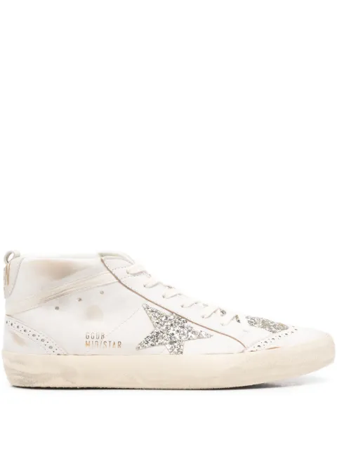 Golden Goose Mid Star lace-up sneakers Neutrals GWF00122F008096