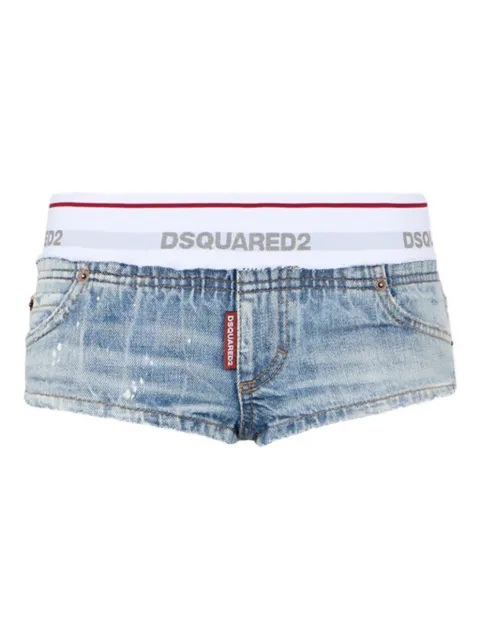 DSQUARED2 light Undle jean hot pants Blue S72MU0568D30038