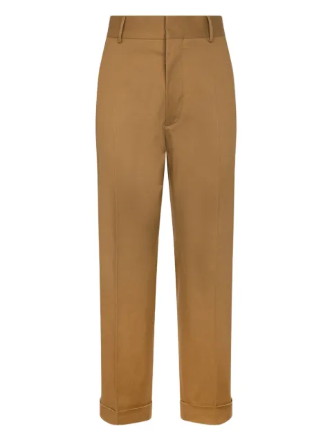 DSQUARED2 tailored cotton straight trousers Brown S71KB0784S39021