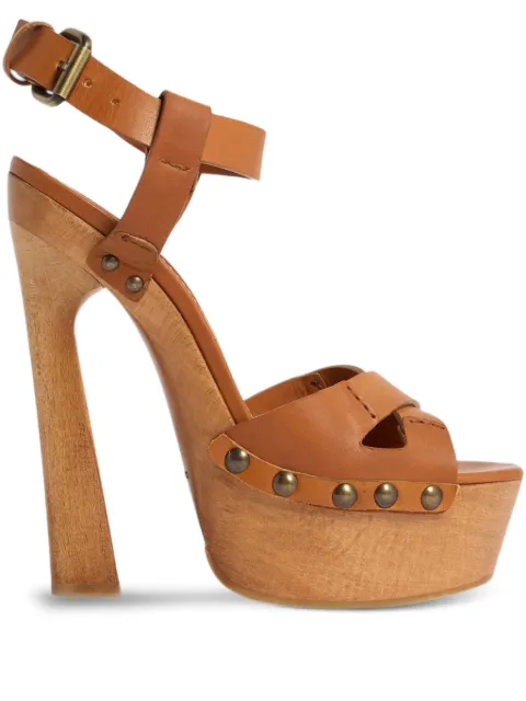 DSQUARED2 Bondage sandal clogs Brown HSW028901500001