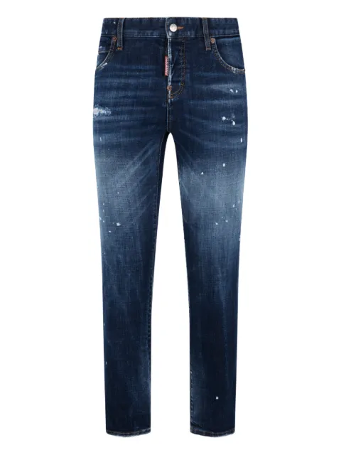 DSQUARED2 medium easy red spots Teddy jeans Blue S75LB1153S30664