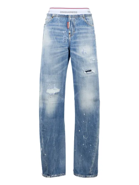 DSQUARED2 light Undle loose Twist jeans Blue S72LB0928D30038