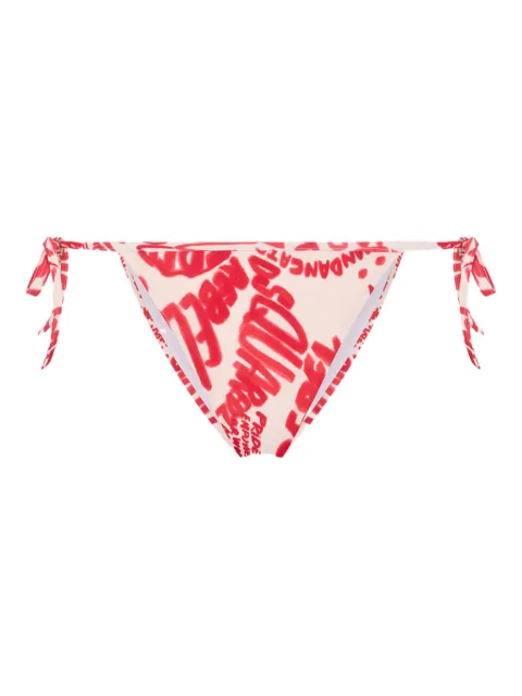 DSQUARED2 Rebel Hibiscus bikini bottom Neutrals D6B085350ISA01