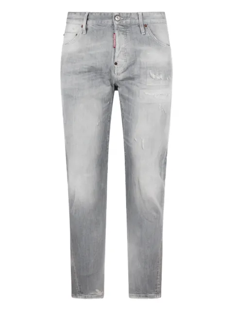 DSQUARED2 brushed wash slim Twist jeans Grey S74LB1870S30260