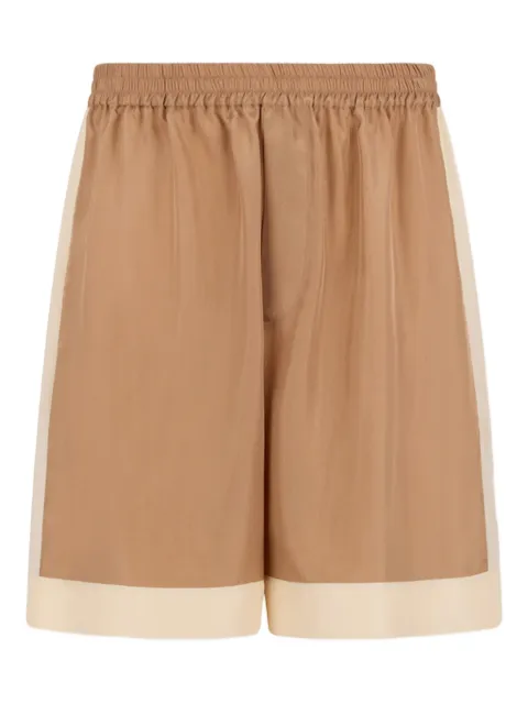 DSQUARED2 logo-patch logo shorts Brown S74MU0959S47223