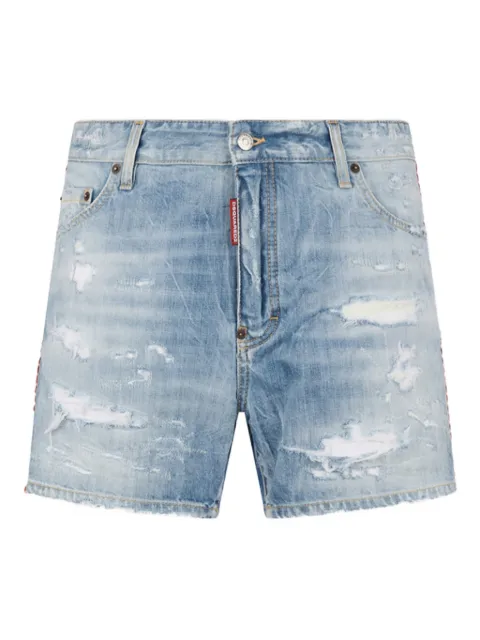 DSQUARED2 Be Proud wash Bro shorts Blue S74MU0977D30011
