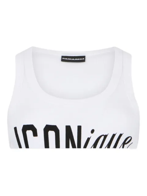 DSQUARED2 ICONique mini top White S73NL0031S24623