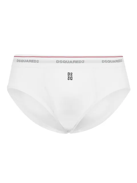 DSQUARED2 D2 upside down briefs White D9L676270ISA01