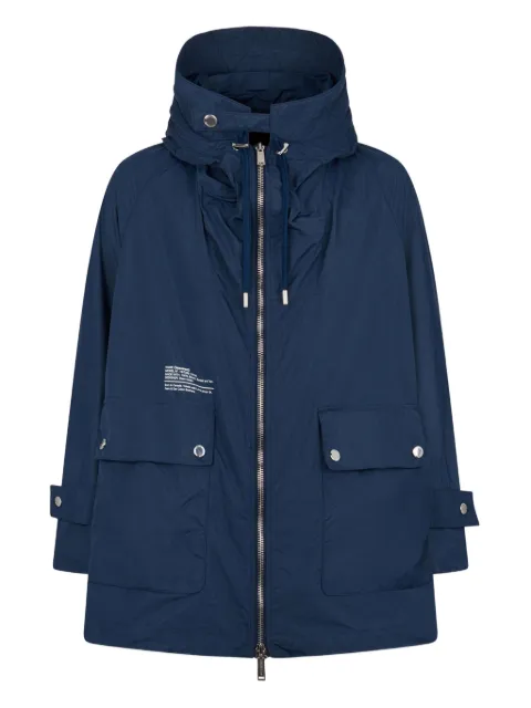 DSQUARED2 Roundie hooded pocket coat Blue S75AA0447S47858