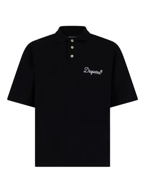 DSQUARED2 Signature polo shirt Black S74GL0100D20106
