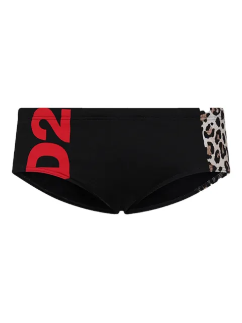 DSQUARED2 Dsquared2 logo swim trunk Black D7B456900ISA01