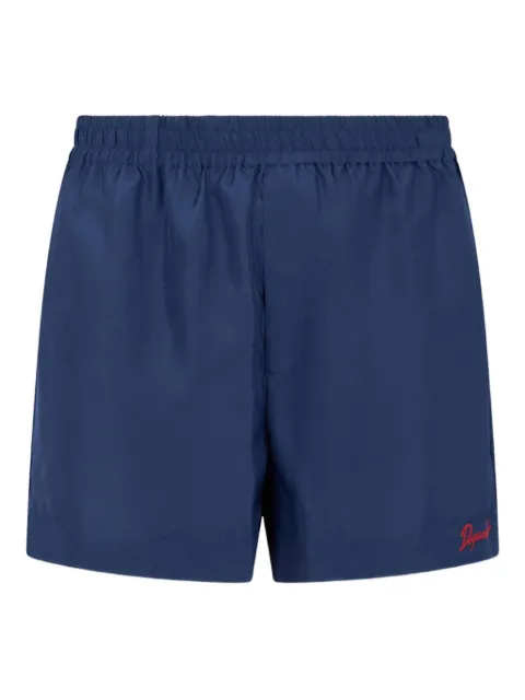 DSQUARED2 Aloha Souvenir pull up shorts Blue S71MU0889D35491