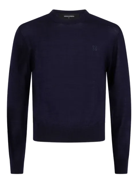 DSQUARED2 D2 upside down pullover Blue S74HA1626D13205