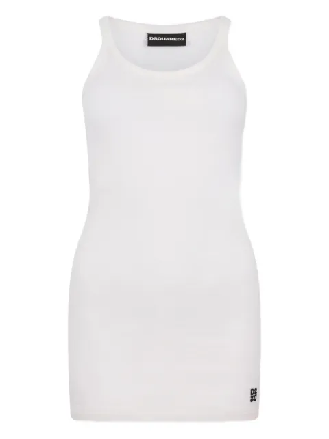 DSQUARED2 Sexy crew-neck mini dress White S75CV0985D20102