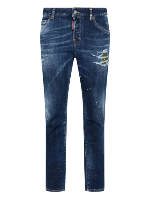 DSQUARED2 dark busted Rebel Teddy jeans Blue S72LB0922S30664