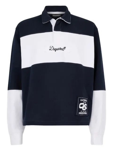 DSQUARED2 D2 college rugby fit sweatshirt Blue S74GU0939D25028
