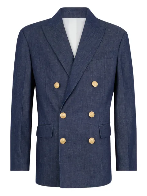 DSQUARED2 denim double breasted blazer Blue S74BN1347D30029
