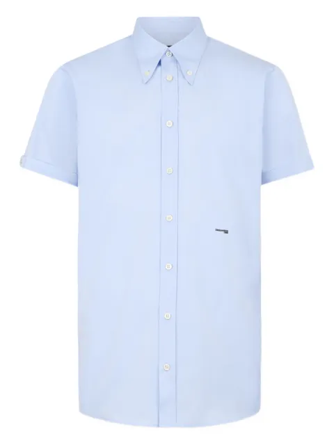 DSQUARED2 short easy slim shirt Blue S71DM0838S36275