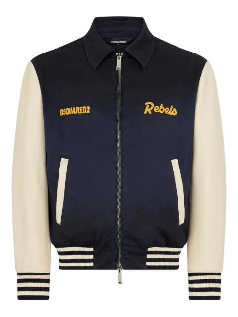 DSQUARED2 Bad2 Boy bomber jacket Blue S74AM1675S39021