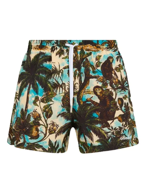 DSQUARED2 Monkey Business midi swim boxers Neutrals D7B626790ISA01
