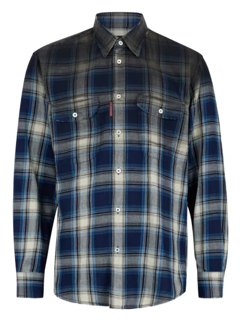 DSQUARED2 canadian shirt Blue S74DM0993D35206