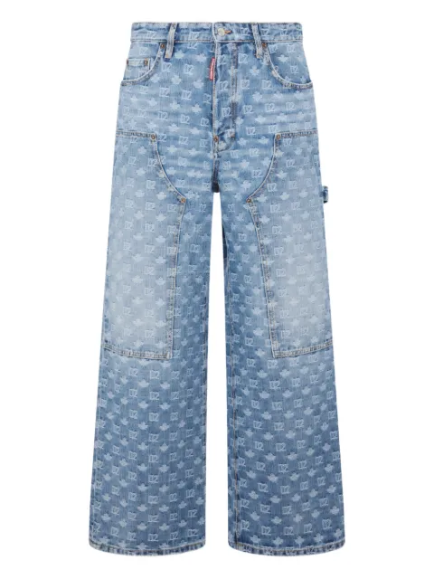 DSQUARED2 light wash baggy Carpenter jeans Blue S74LB1886D30023