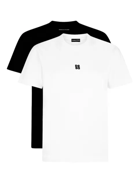 DSQUARED2 Just Right fit T-shirt twin pack White S75GD0525D20106
