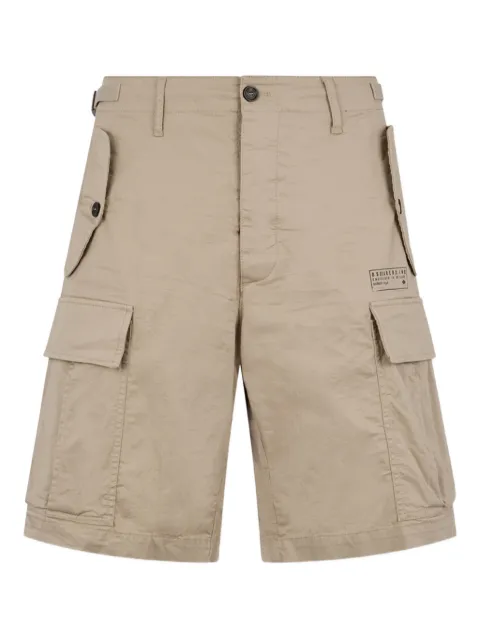 DSQUARED2 light cotton Utility Kawaii shorts Neutrals S74MU0965S35175