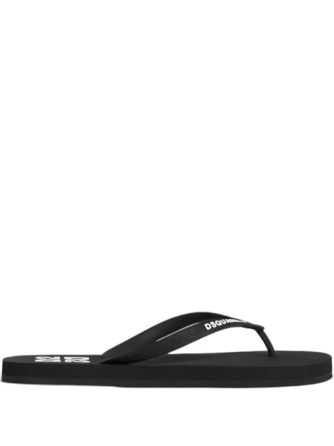 DSQUARED2 D2 Upside Down flip flops Black FFM000117208765