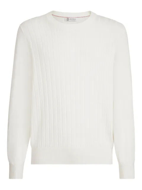 Brunello Cucinelli cotton sweater White M29204000C2723