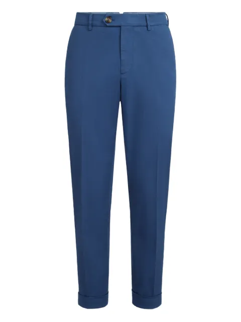 Brunello Cucinelli garment-dyed trousers Blue M289LI1770C6049