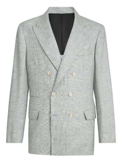 Brunello Cucinelli double-breasted blazer Grey MZ4157BPDC001
