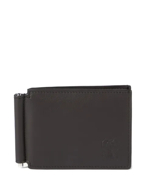 Brunello Cucinelli smooth money clip wallet Brown MWZNBU440C8034