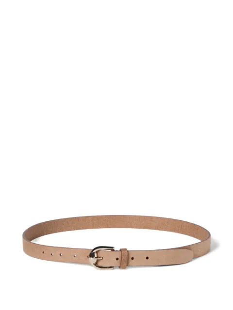 Brunello Cucinelli reversed leather belt Neutrals MAUGP265C7962
