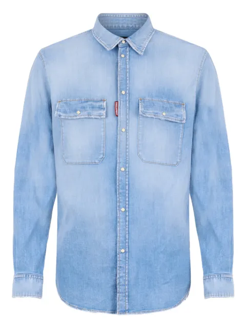 DSQUARED2 super light canadian shirt Blue S74DM0987S30341