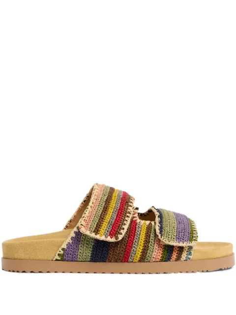 DSQUARED2 Summer Dream flat sandals Neutrals FSM009328900001
