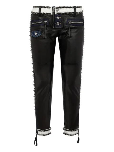 DSQUARED2 Chic Rebel biker pants Black S72KA1329SX9749