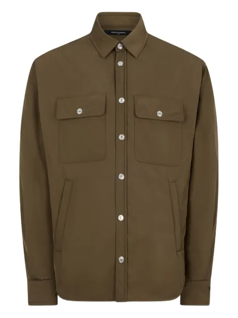 DSQUARED2 padded nylon shirt Brown S74DM0997D35368