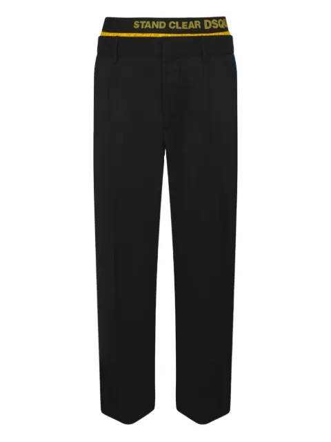 DSQUARED2 tropical wool D2 Jetski snatch pants Black S71KB0780S40320