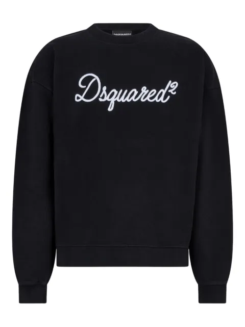DSQUARED2 D2 Signature relax fit crewneck Black S74GU0928D25029